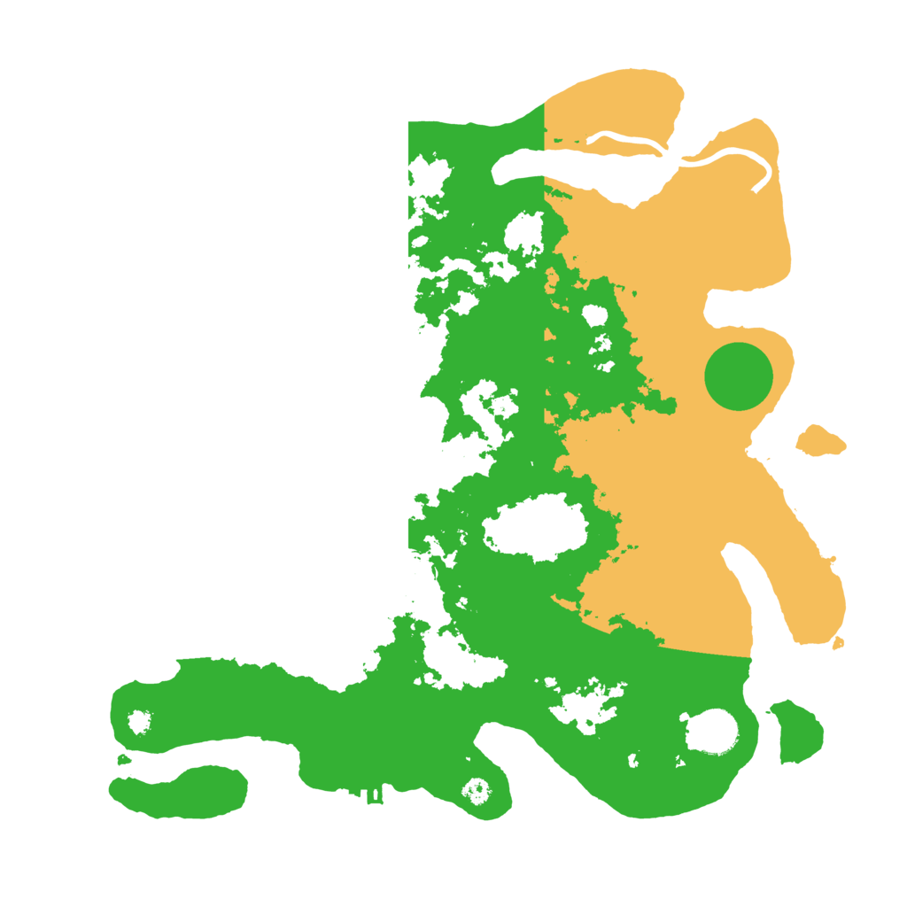 Biome Rust Map: Procedural Map, Size: 3500, Seed: 100466997