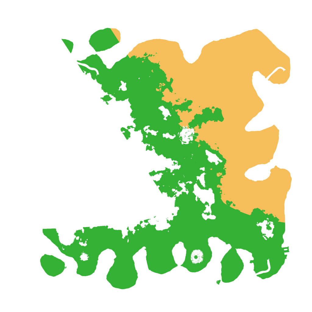 Biome Rust Map: Procedural Map, Size: 3500, Seed: 1268543165