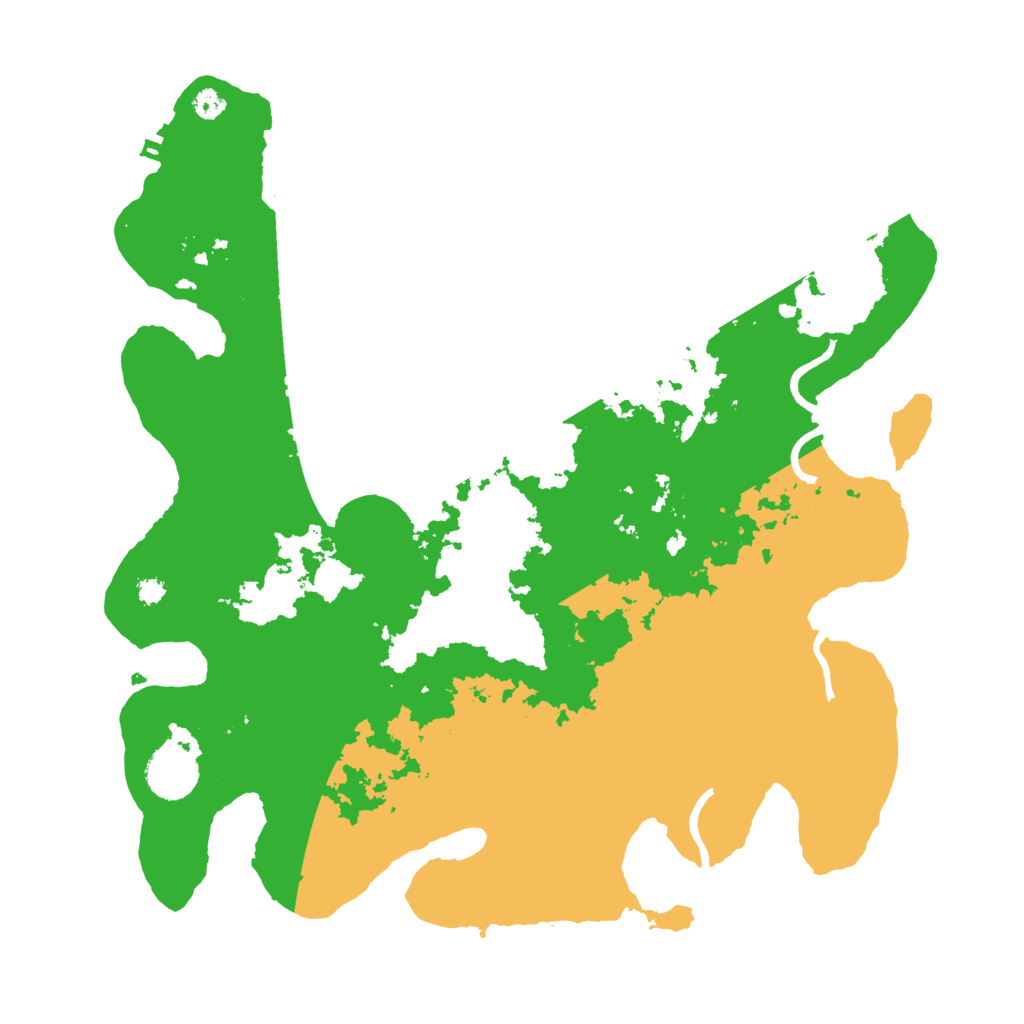 Biome Rust Map: Procedural Map, Size: 3500, Seed: 58958165