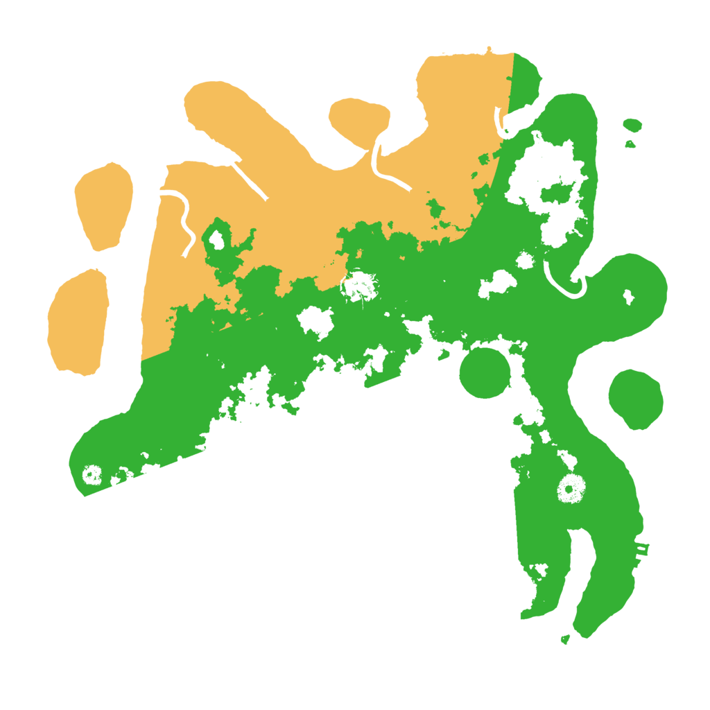 Biome Rust Map: Procedural Map, Size: 3700, Seed: 756106