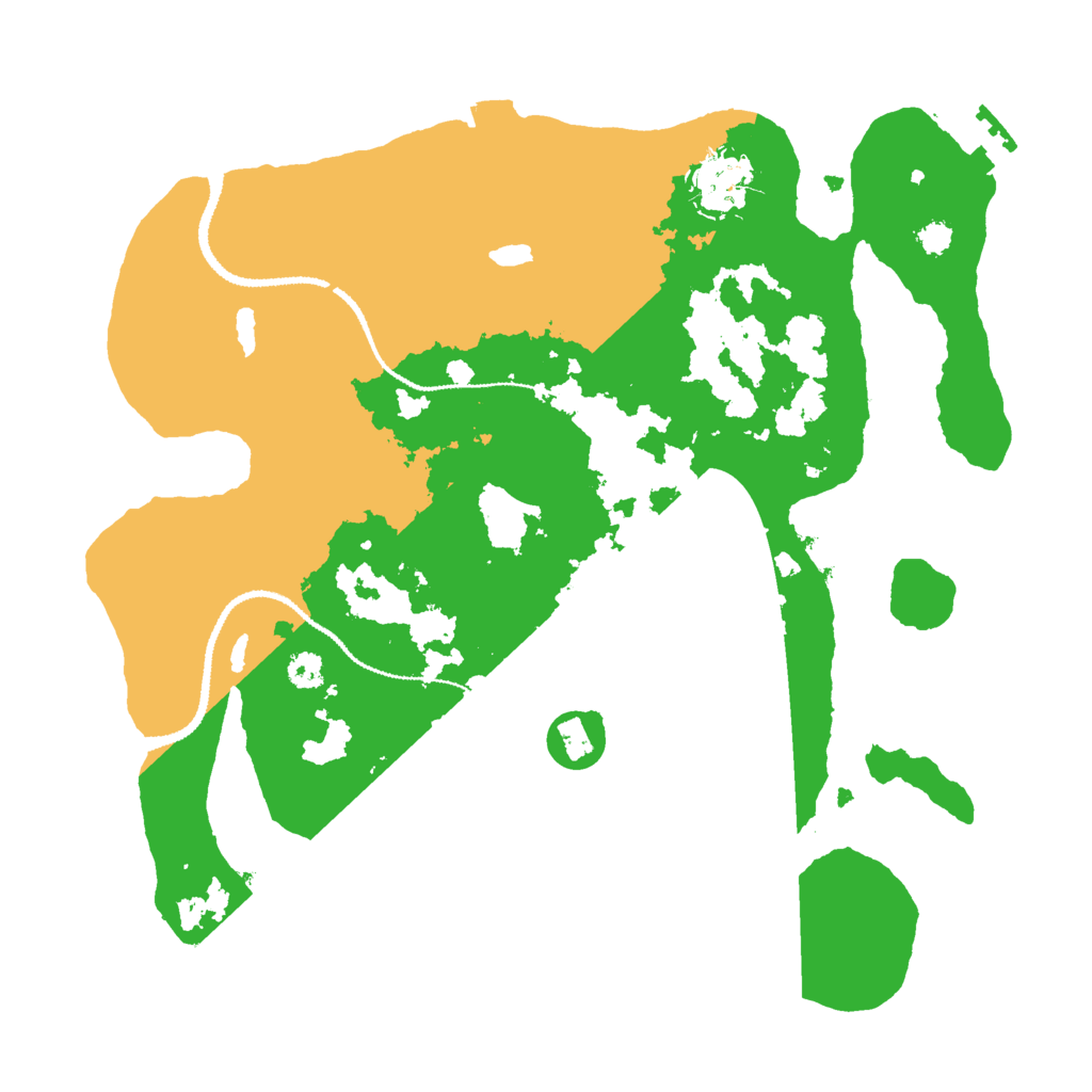 Biome Rust Map: Procedural Map, Size: 3000, Seed: 957613840