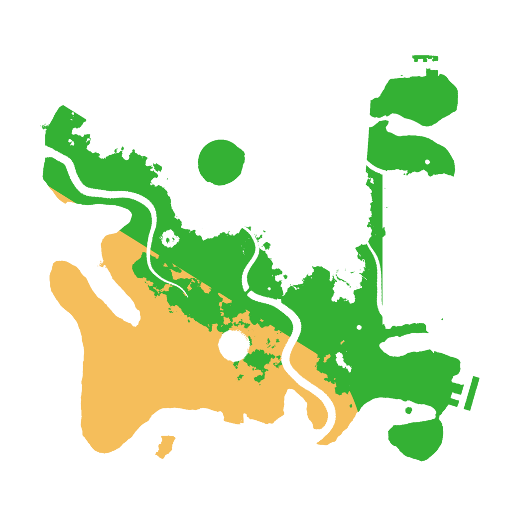 Biome Rust Map: Procedural Map, Size: 3000, Seed: 942434