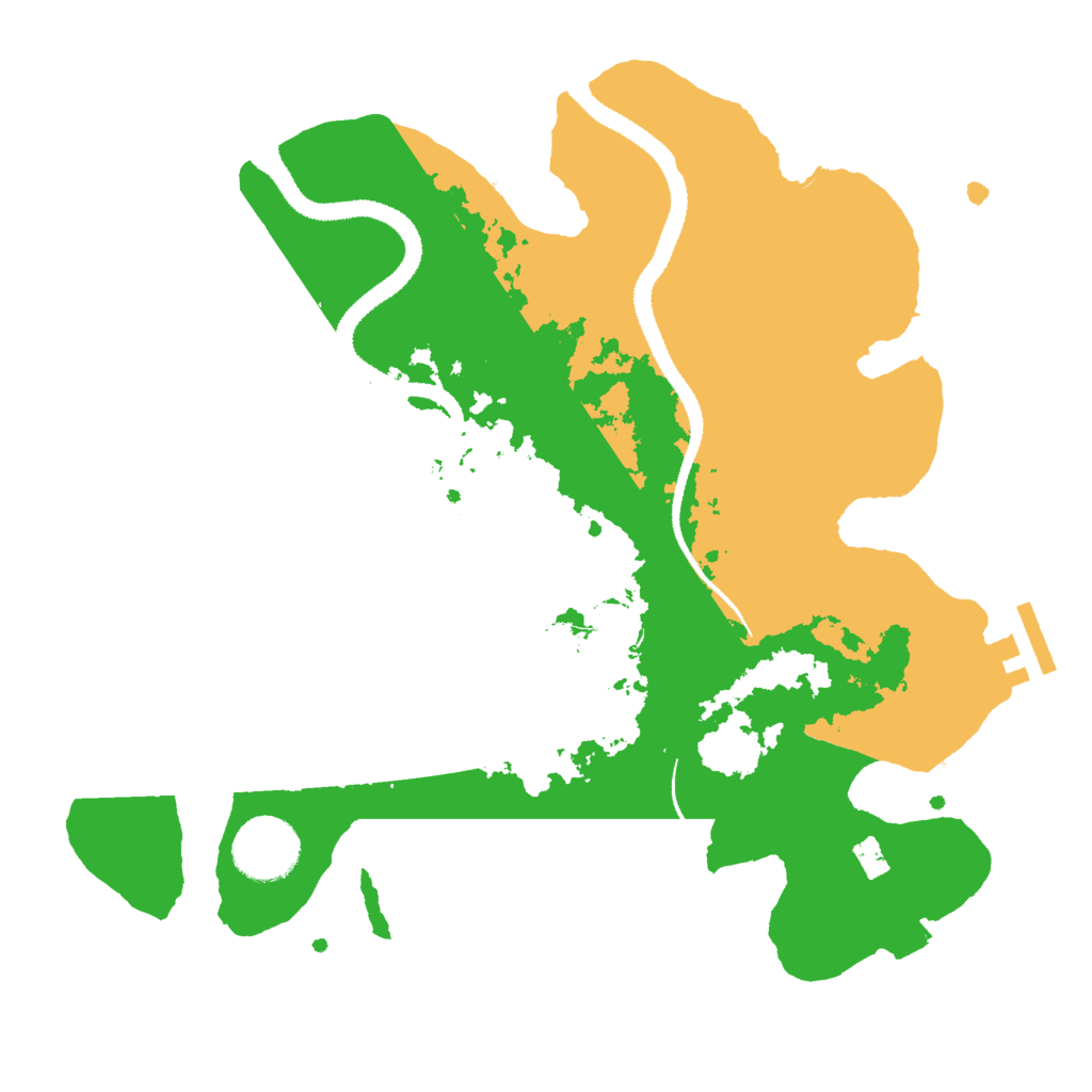 Biome Rust Map: Procedural Map, Size: 3000, Seed: 729165172