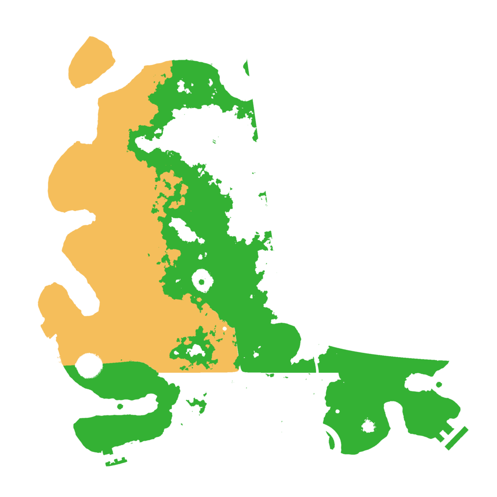Biome Rust Map: Procedural Map, Size: 3500, Seed: 20397455