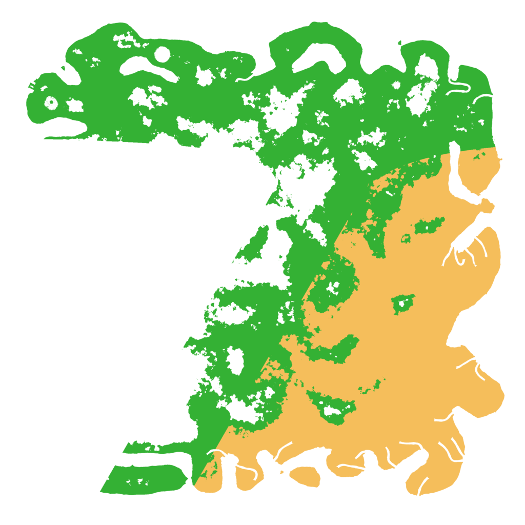 Biome Rust Map: Procedural Map, Size: 6000, Seed: 116255825