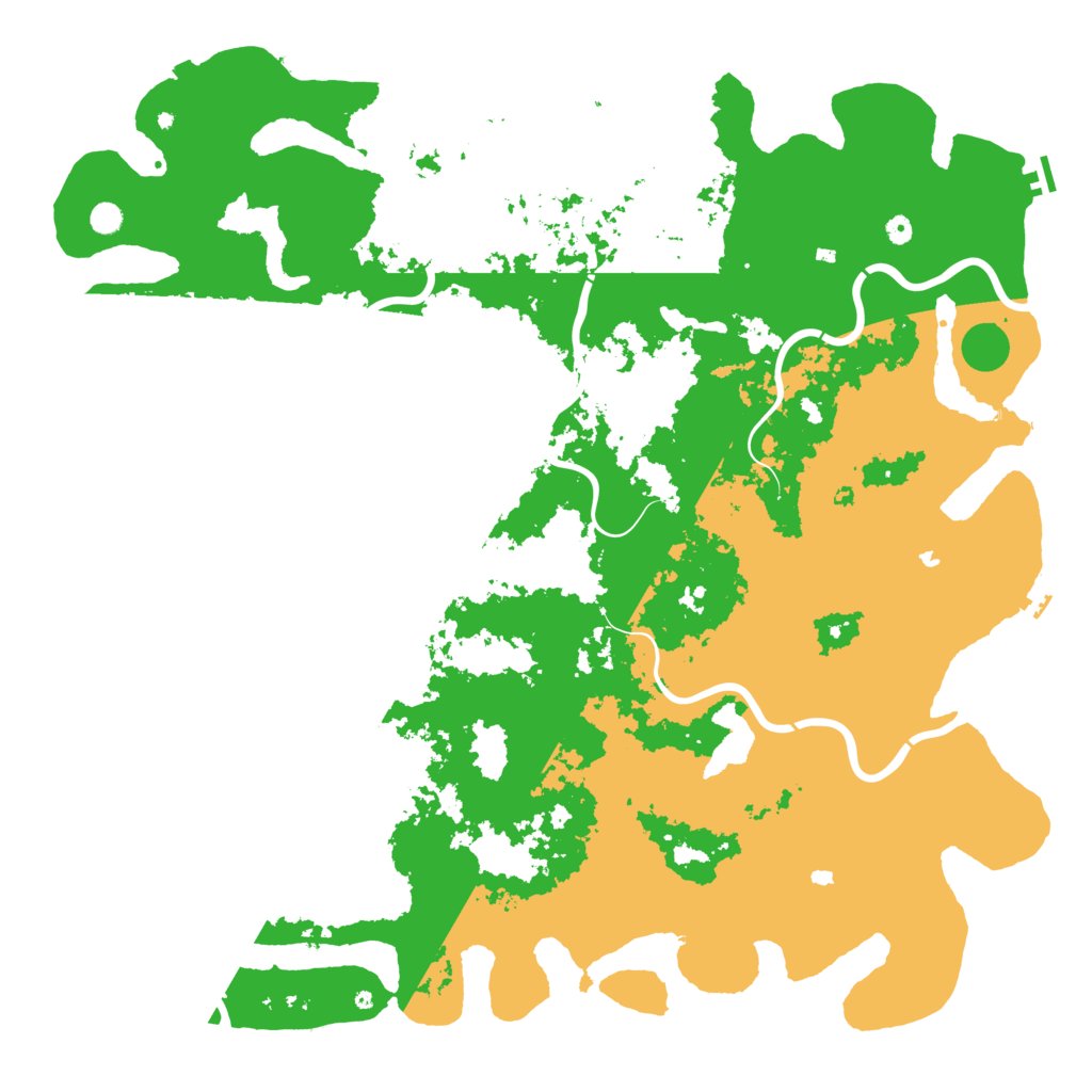 Biome Rust Map: Procedural Map, Size: 6000, Seed: 116255825