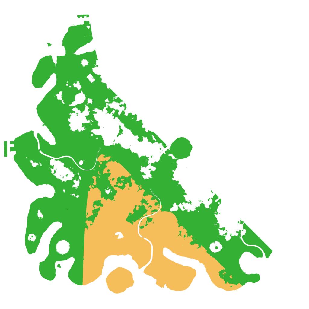 Biome Rust Map: Procedural Map, Size: 4001, Seed: 823476