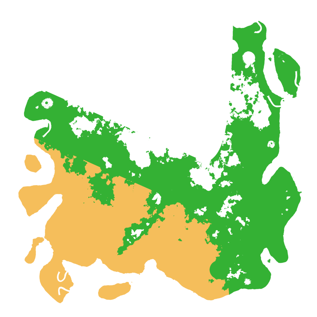Biome Rust Map: Procedural Map, Size: 4500, Seed: 237141233