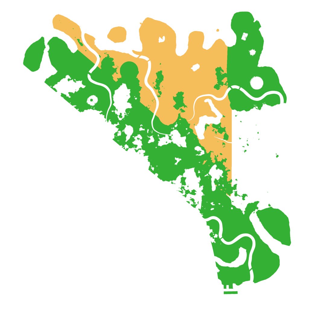 Biome Rust Map: Procedural Map, Size: 4500, Seed: 547580768