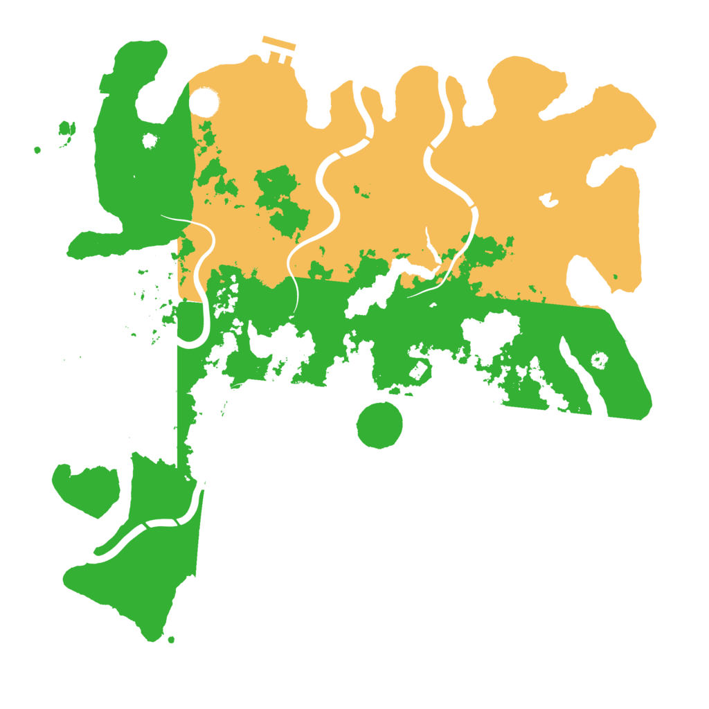 Biome Rust Map: Procedural Map, Size: 4250, Seed: 175199109