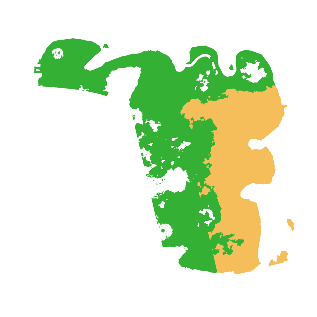 Biome Rust Map: Procedural Map, Size: 3000, Seed: 11031985