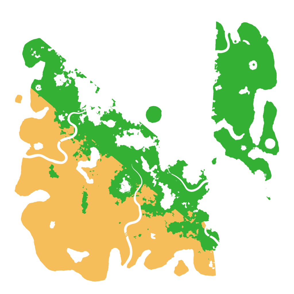 Biome Rust Map: Procedural Map, Size: 5000, Seed: 23456781