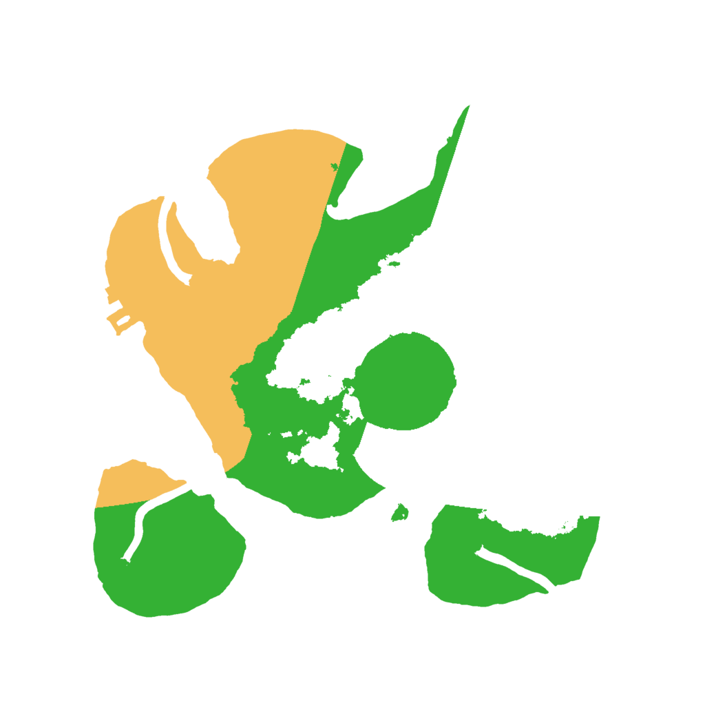 Biome Rust Map: Procedural Map, Size: 2000, Seed: 230202