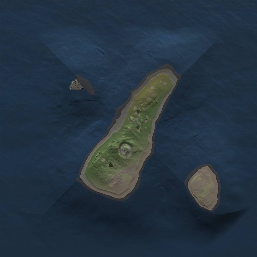 Rust Map: Procedural Map, Size: 1111, Seed: 672960, 3 Monuments