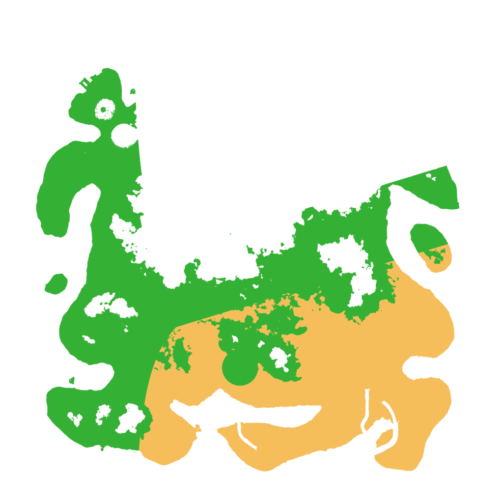 Biome Rust Map: Procedural Map, Size: 3700, Seed: 522886