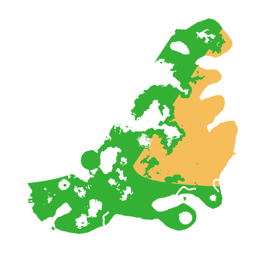 Biome Rust Map: Procedural Map, Size: 3500, Seed: 11081992