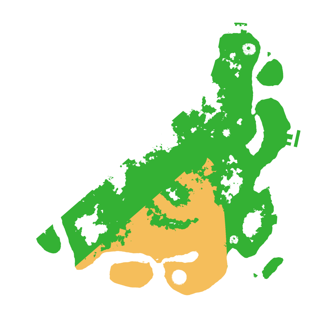 Biome Rust Map: Procedural Map, Size: 3700, Seed: 717540