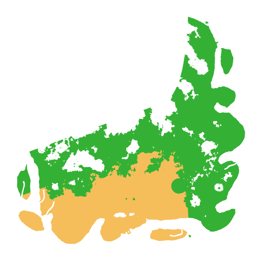 Biome Rust Map: Procedural Map, Size: 4500, Seed: 303736706