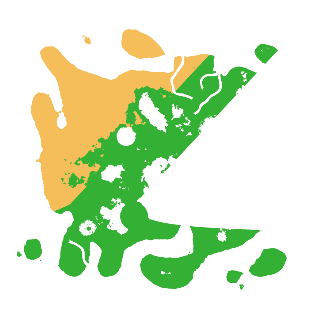 Biome Rust Map: Procedural Map, Size: 3000, Seed: 7428