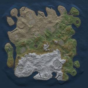 Thumbnail Rust Map: Procedural Map, Size: 4000, Seed: 7137, 19 Monuments