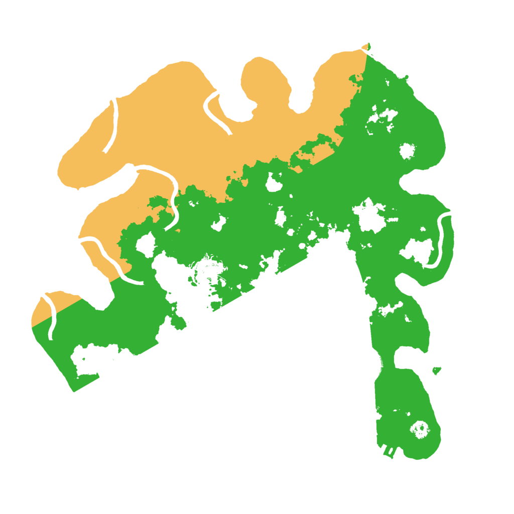 Biome Rust Map: Procedural Map, Size: 3000, Seed: 63494972