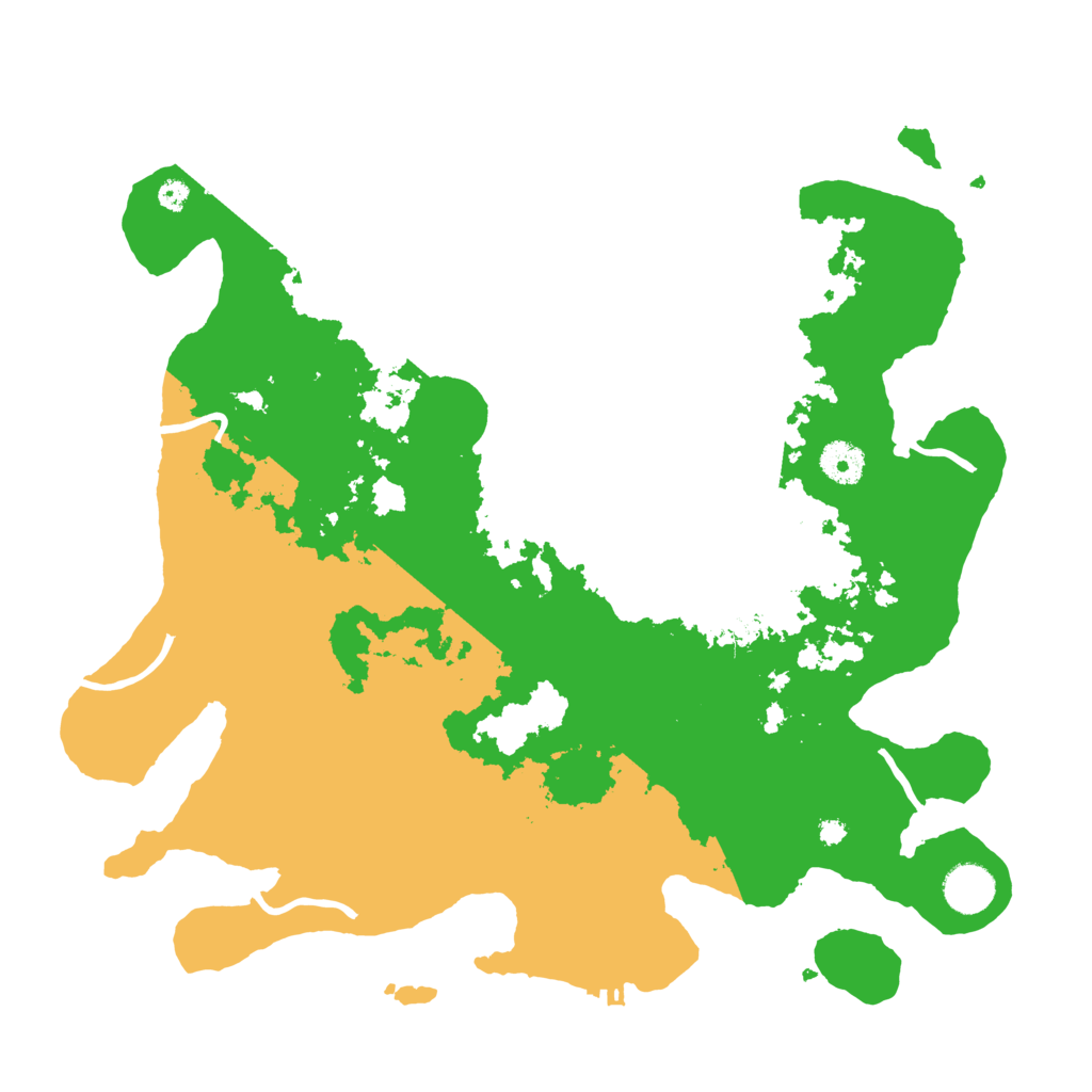 Biome Rust Map: Procedural Map, Size: 3800, Seed: 169815