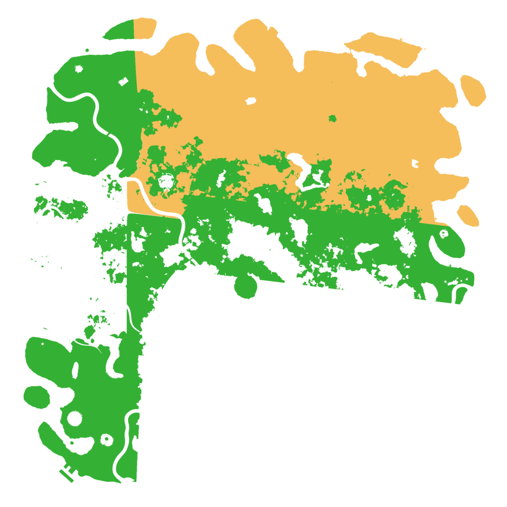 Biome Rust Map: Procedural Map, Size: 6000, Seed: 9067438