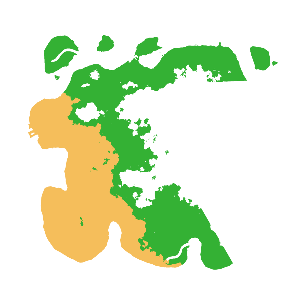 Biome Rust Map: Procedural Map, Size: 3000, Seed: 497939746