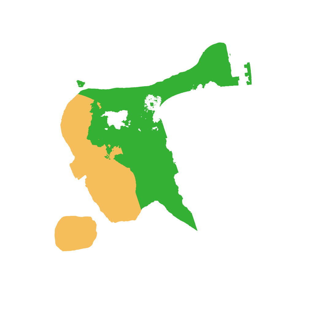 Biome Rust Map: Procedural Map, Size: 2000, Seed: 1243256