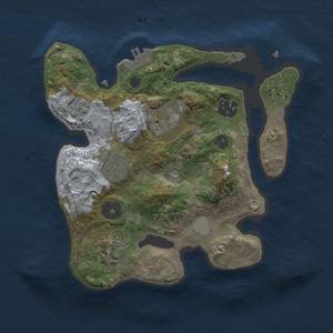 Thumbnail Rust Map: Procedural Map, Size: 2500, Seed: 1661486948, 12 Monuments