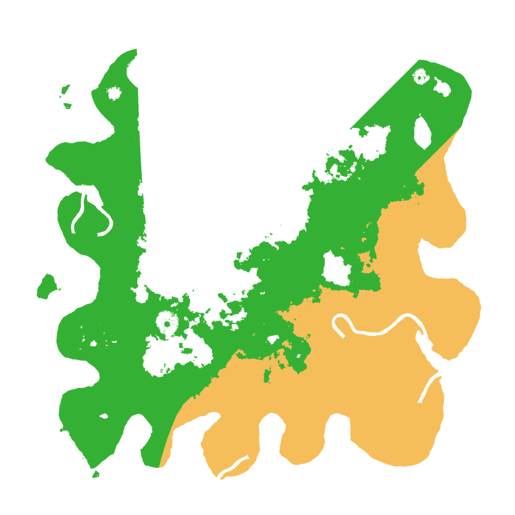 Biome Rust Map: Procedural Map, Size: 3500, Seed: 822349345