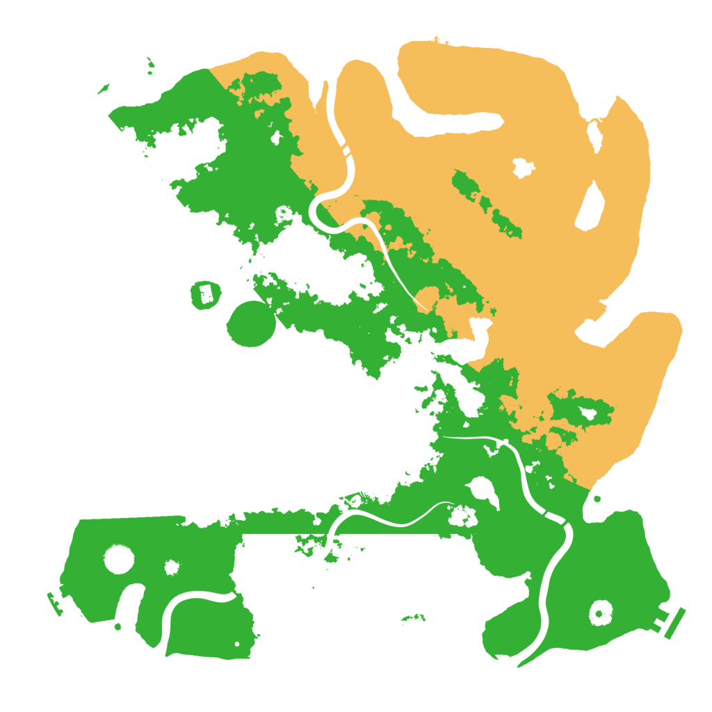 Biome Rust Map: Procedural Map, Size: 4250, Seed: 716713151