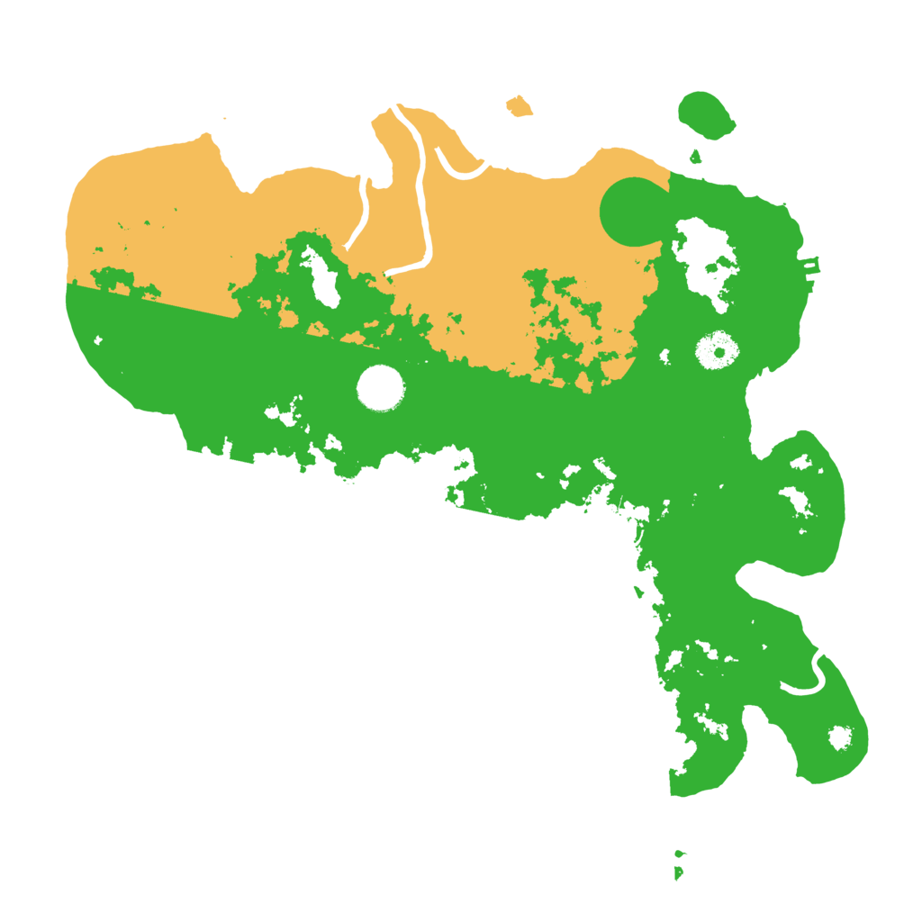 Biome Rust Map: Procedural Map, Size: 3500, Seed: 1071581149