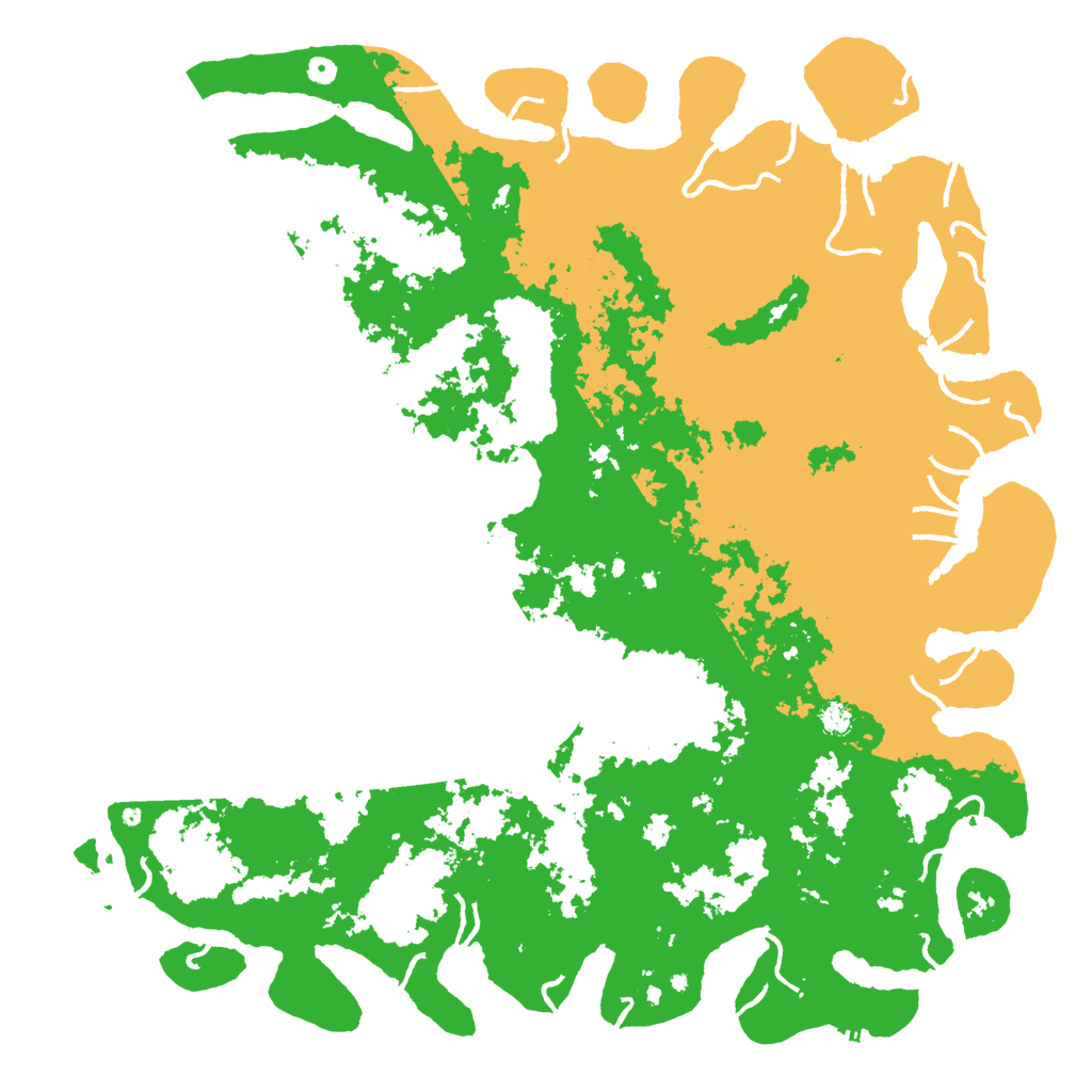 Biome Rust Map: Procedural Map, Size: 6000, Seed: 119936877