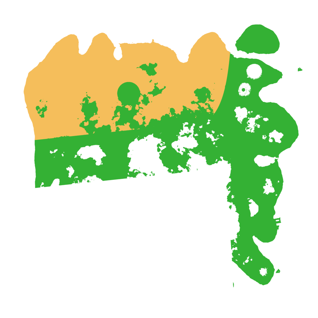 Biome Rust Map: Procedural Map, Size: 3700, Seed: 100713