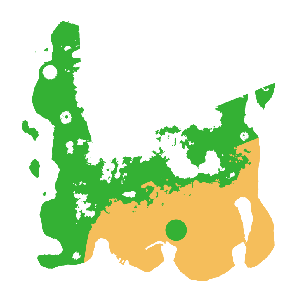 Biome Rust Map: Procedural Map, Size: 3700, Seed: 720746