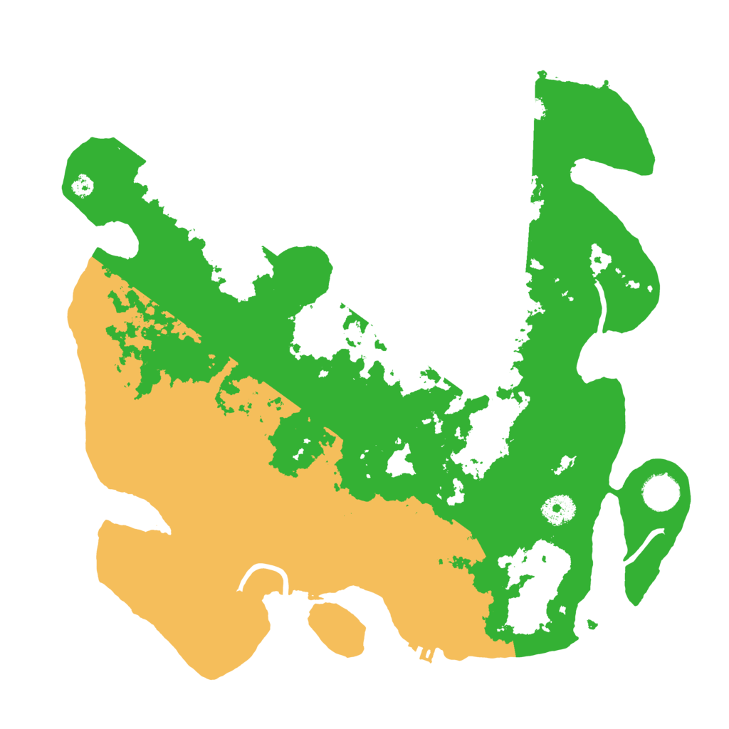 Biome Rust Map: Procedural Map, Size: 3500, Seed: 317745295