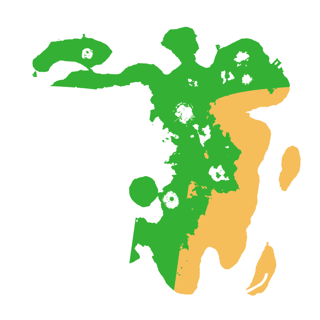 Biome Rust Map: Procedural Map, Size: 3000, Seed: 1623004211
