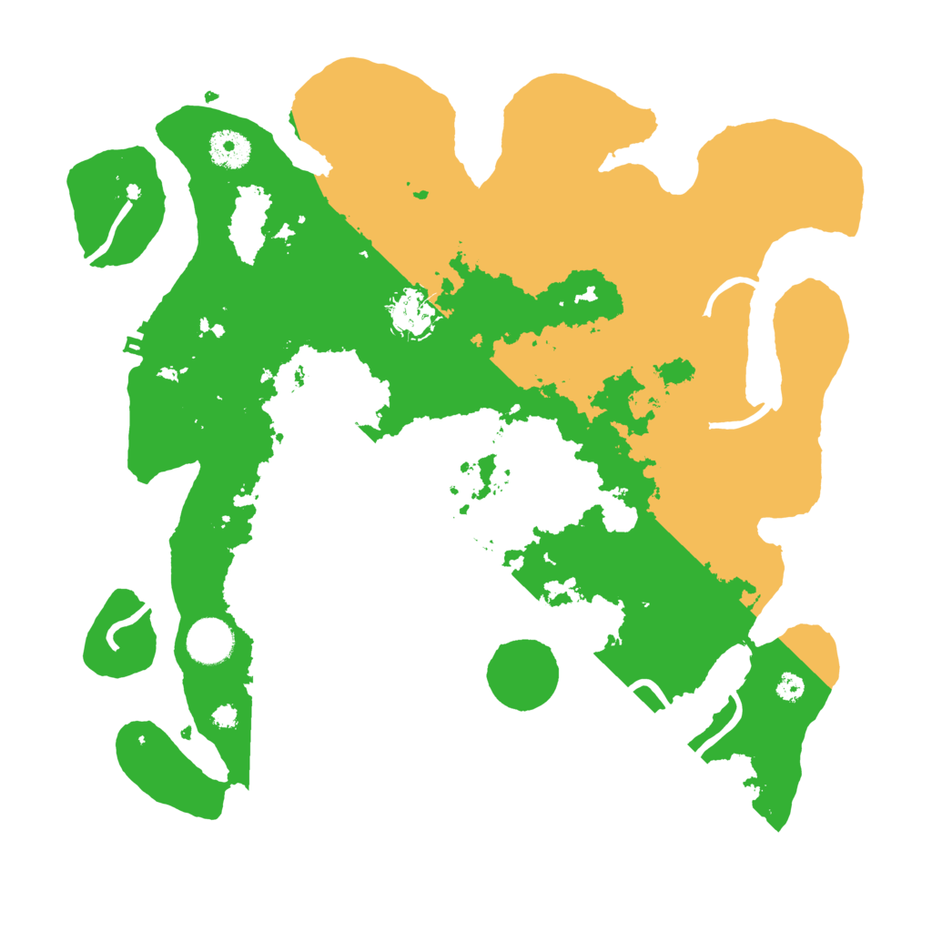 Biome Rust Map: Procedural Map, Size: 3500, Seed: 1743953032