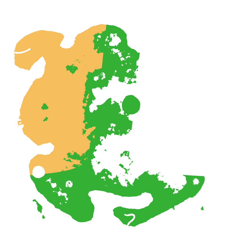 Biome Rust Map: Procedural Map, Size: 3500, Seed: 333826929