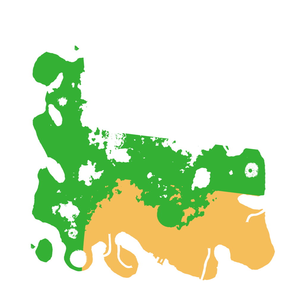 Biome Rust Map: Procedural Map, Size: 3200, Seed: 17434385