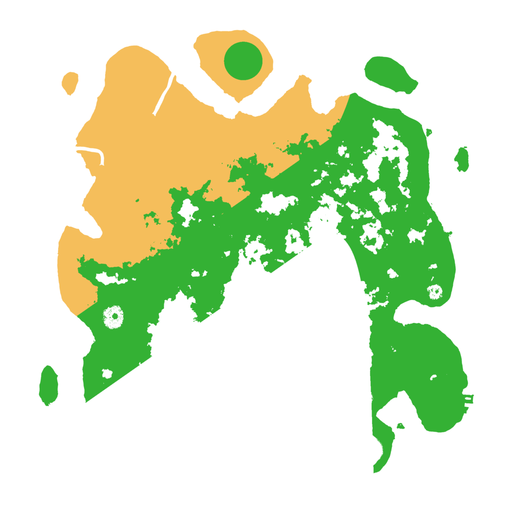 Biome Rust Map: Procedural Map, Size: 3500, Seed: 97847700