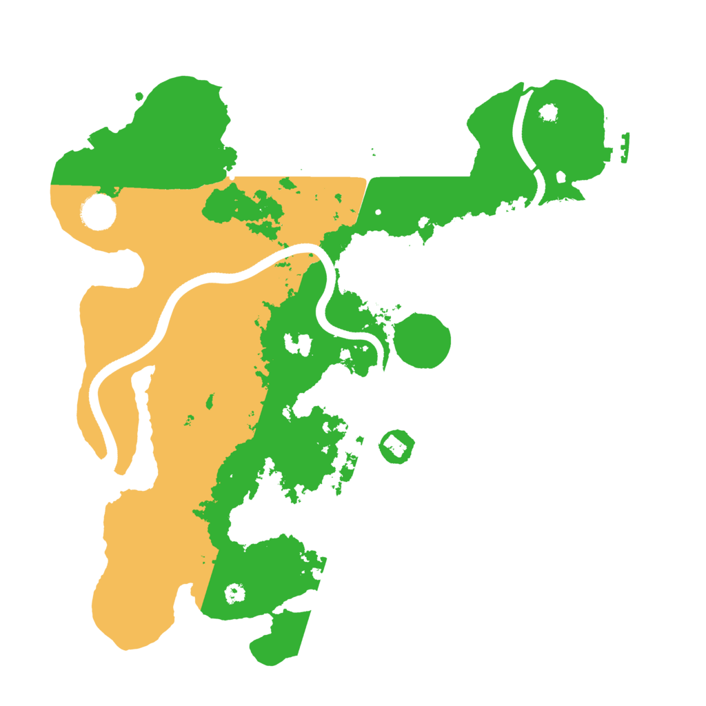 Biome Rust Map: Procedural Map, Size: 3500, Seed: 5736