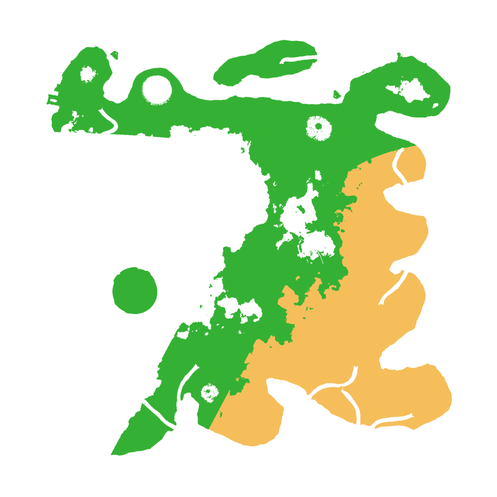 Biome Rust Map: Procedural Map, Size: 3000, Seed: 3566345
