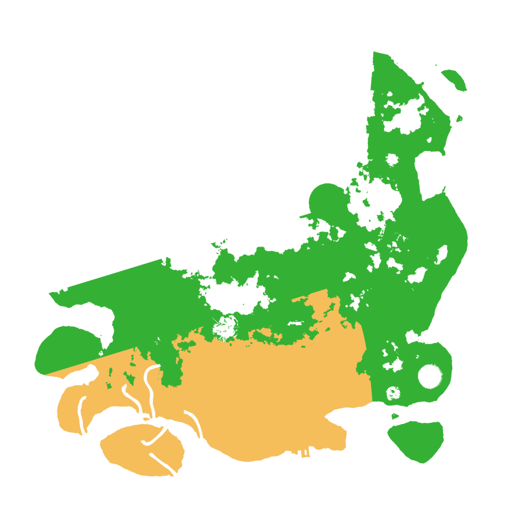 Biome Rust Map: Procedural Map, Size: 3800, Seed: 616255707