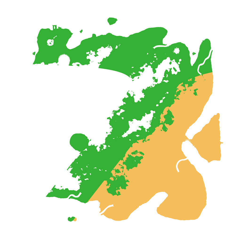 Biome Rust Map: Procedural Map, Size: 3700, Seed: 419483744