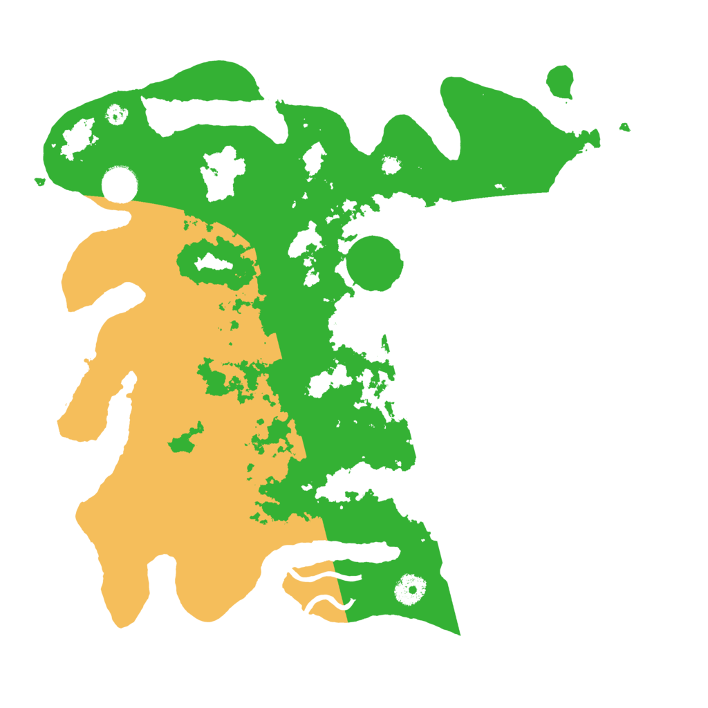 Biome Rust Map: Procedural Map, Size: 3500, Seed: 61319128