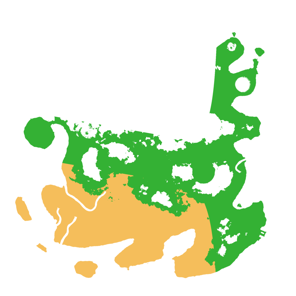 Biome Rust Map: Procedural Map, Size: 3500, Seed: 1482215913