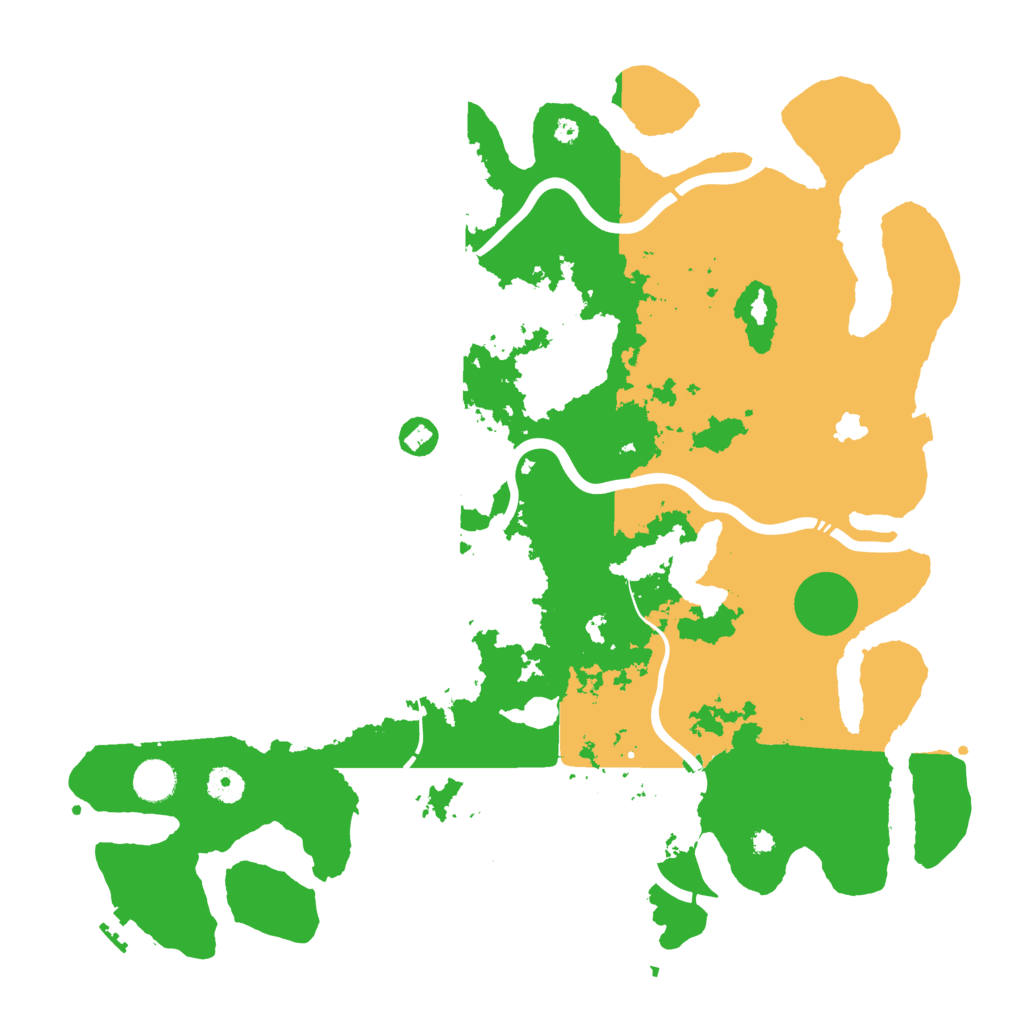 Biome Rust Map: Procedural Map, Size: 4250, Seed: 998023