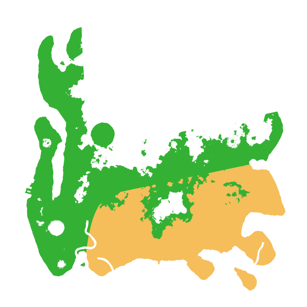 Biome Rust Map: Procedural Map, Size: 3500, Seed: 6120357